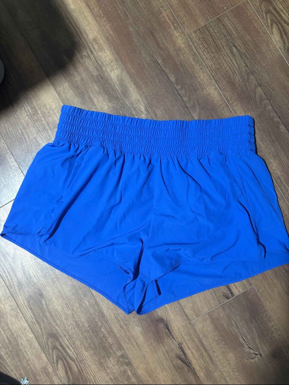 Old navy Smocked Waist Athletic Shorts in Bright Blue